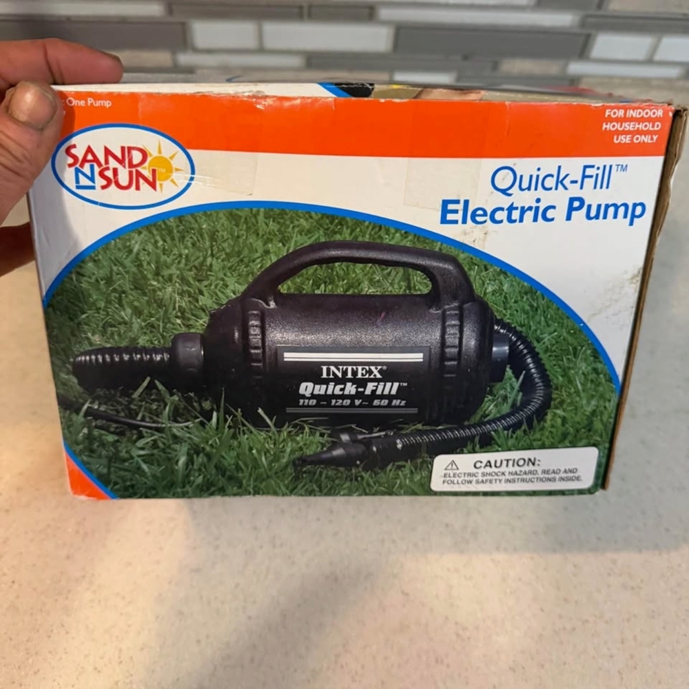 Intex Quick-Fill Electric Pump - Black